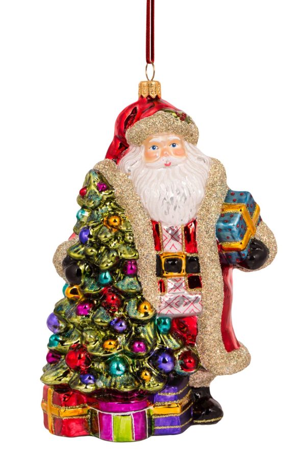 Дед Мороз с елкой